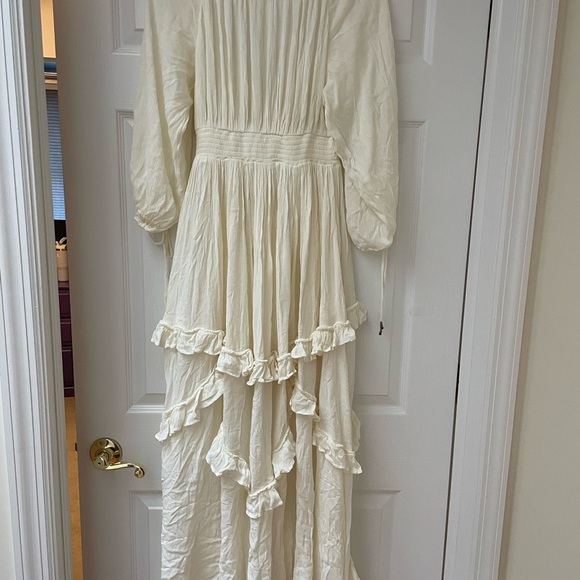 Free People tiered long sleeve maxi dress women’s size S - Picture 5 of 6